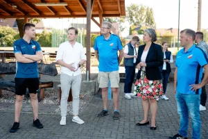 Besuch der Ministerin für Inneres & Sport + Nico Elsner
