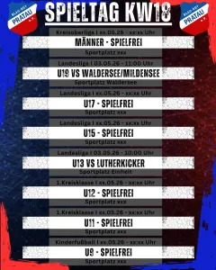 Spieltag KW18